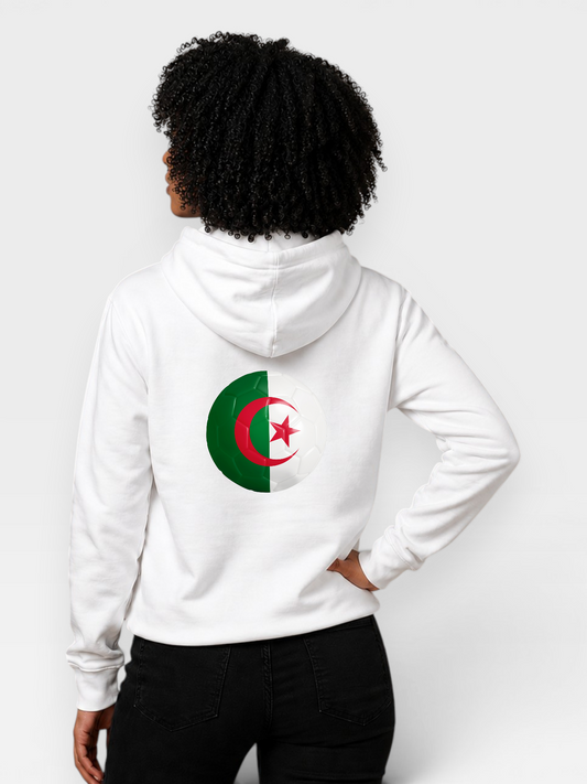 AU48: Algeria Global Hoodie — White