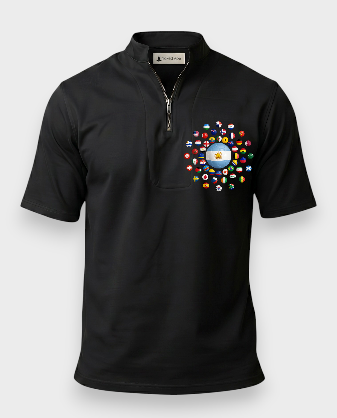 AU48: Argentina Black Mathanda Shirt