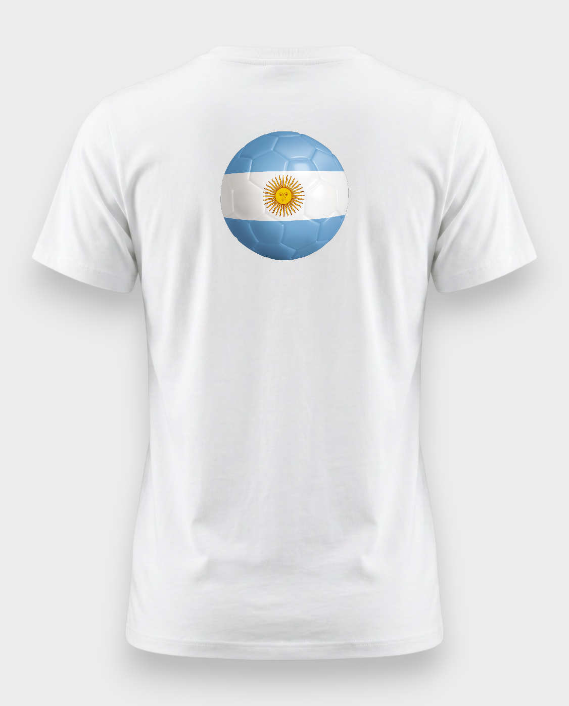 AU48: Argentina White Globe T-Shirt