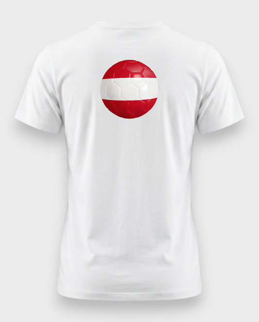 AU48: Austria White Globe T-Shirt