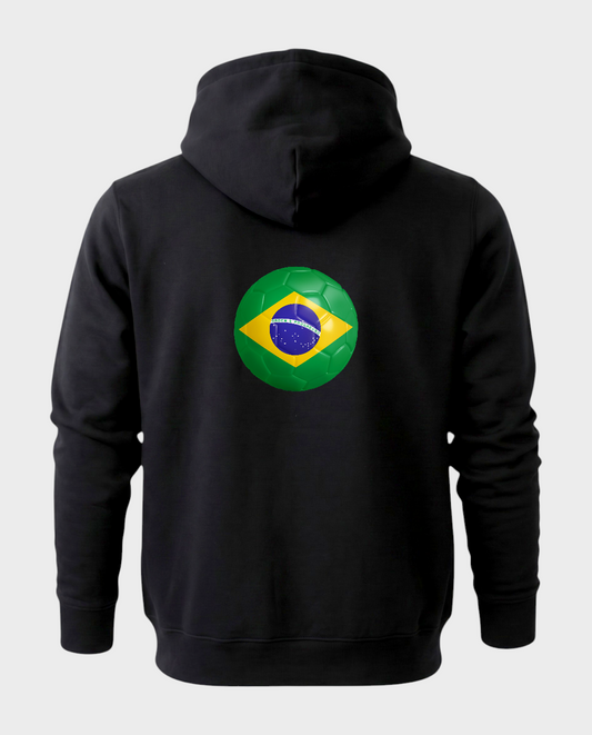 AU48: Brazil Black Globe Hoodie