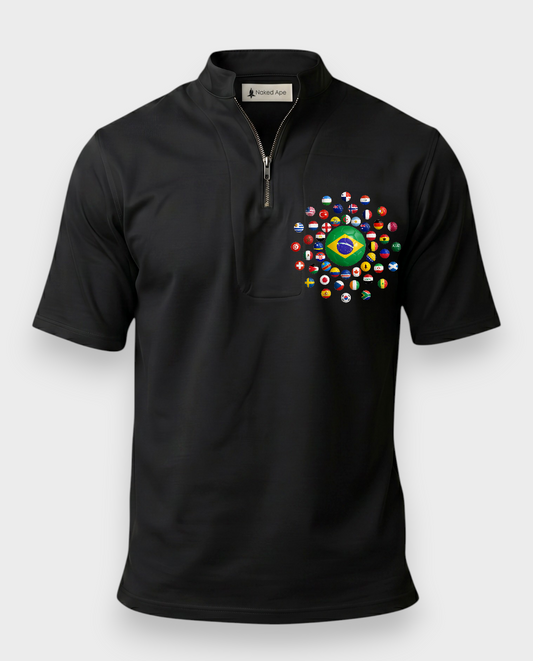 AU48: Brazil Black Mathanda Shirt