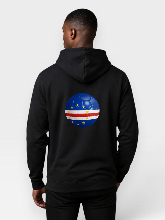 The 48 Collection: Cape Verde Globe Hoodie — Black