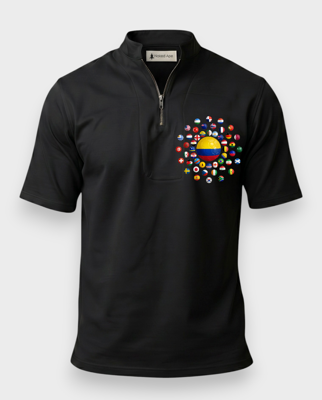 AU48: Colombia Black Mathanda Shirt