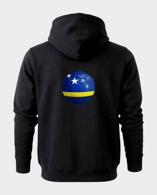 AU48: Curaçao Black Globe Hoodie