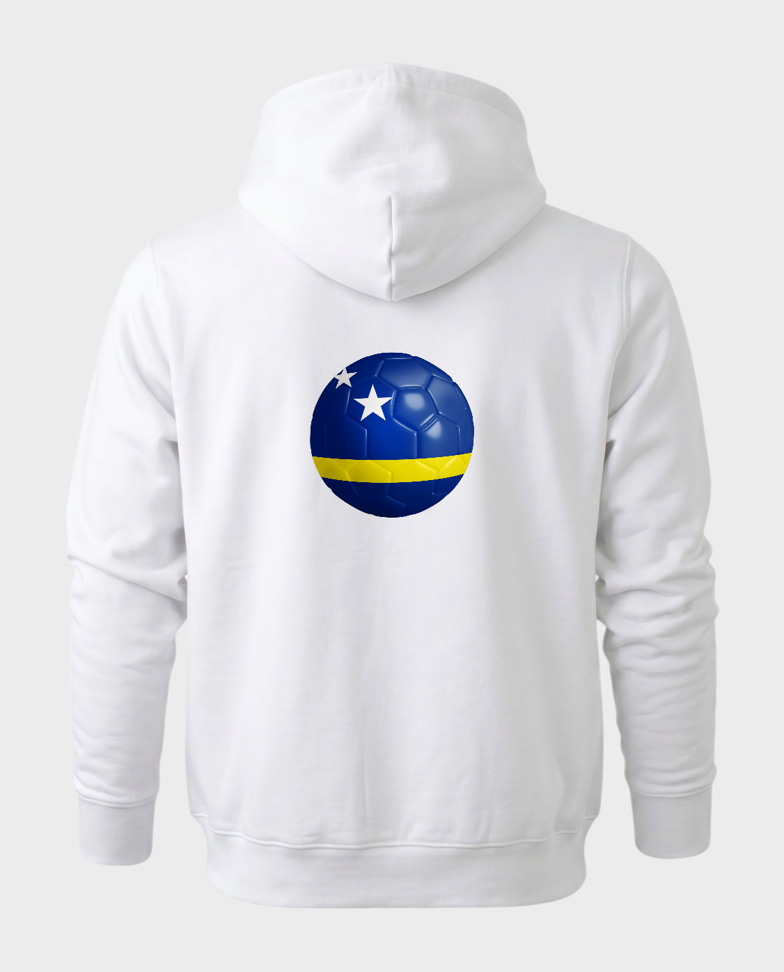 AU48: Curaçao White Globe Hoodie