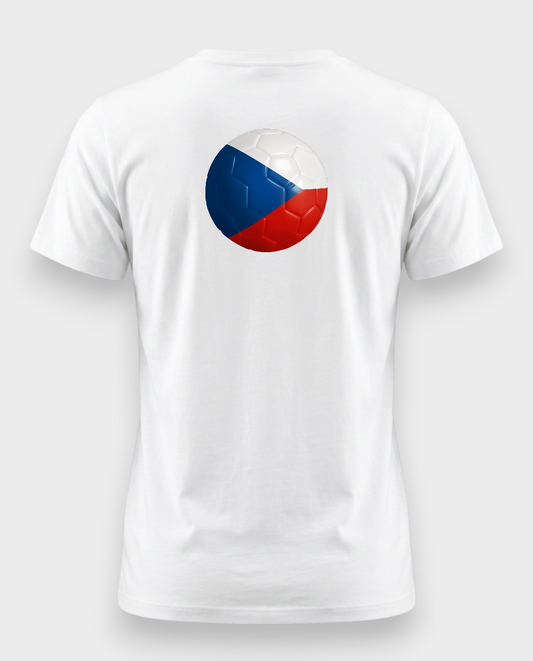 AU48: Czechia White Globe T-Shirt