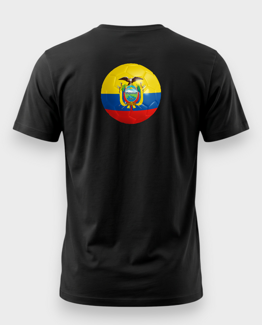 AU48: Ecuador Black Globe T-Shirt