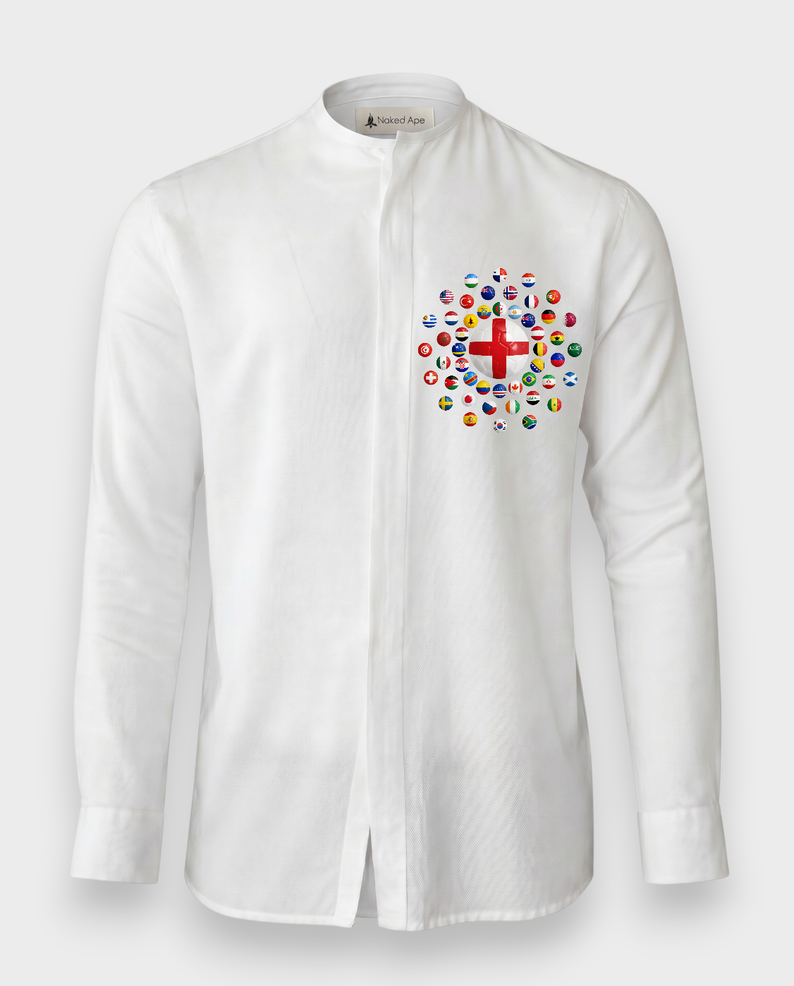 AU48: England "Ltd. Ed." Grootman White Shirt