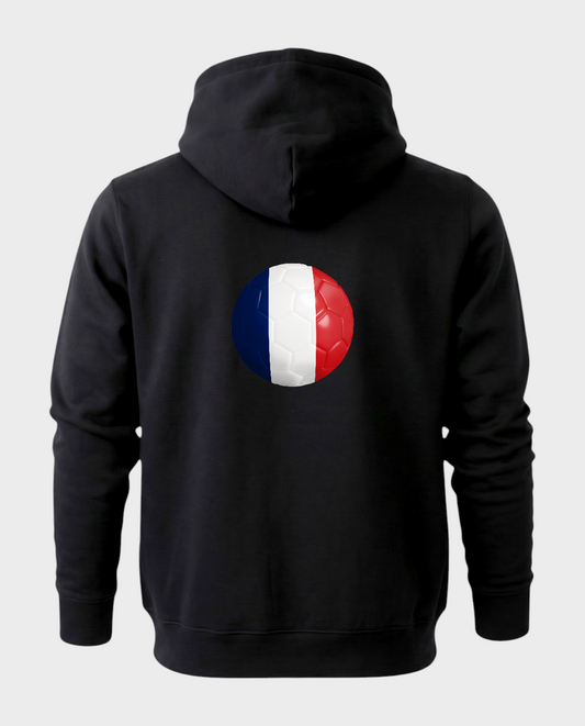 AU48: France Black Globe Hoodie