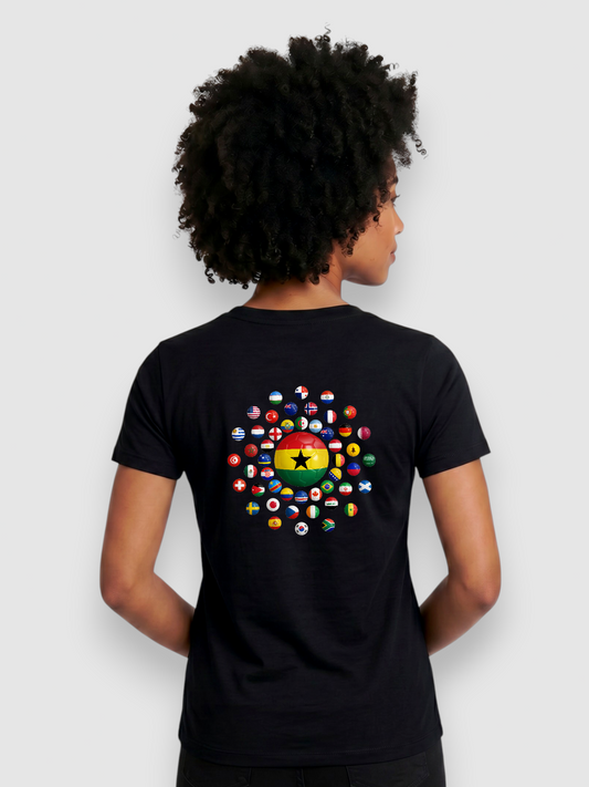 The 48 Collection: Ghana Tee — Black & White