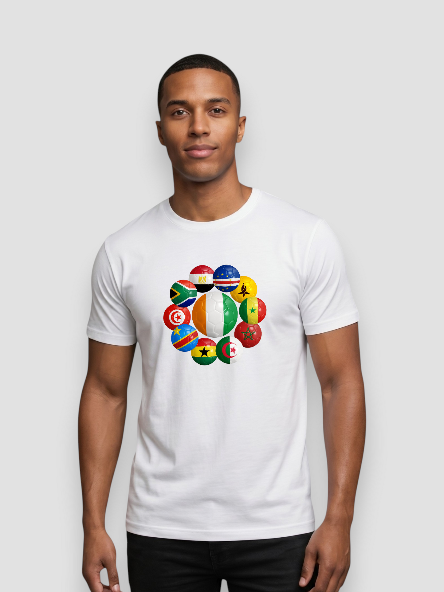 AU: Côte d'Ivoire Tee — Black & White