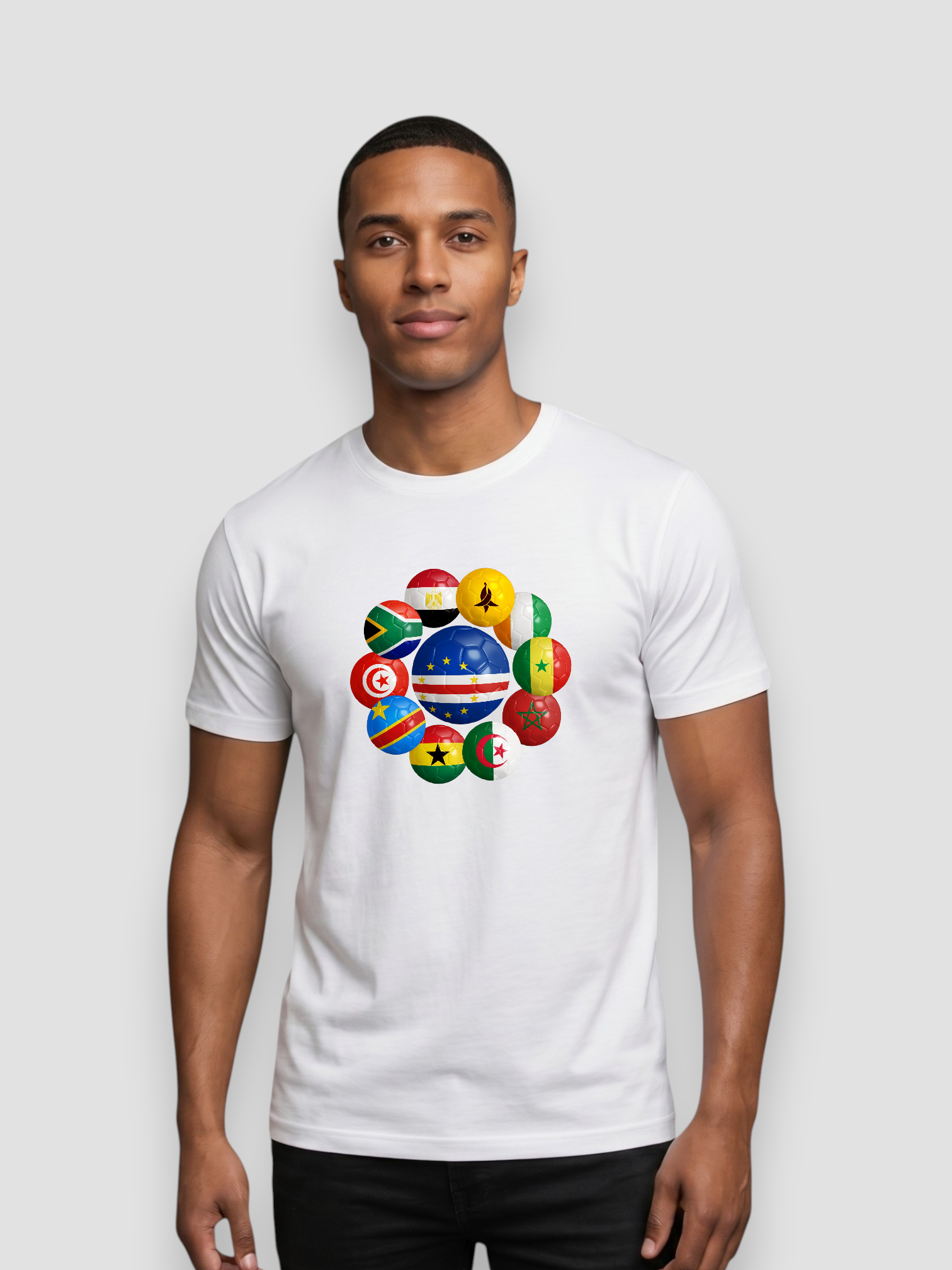 The 48 Collection: Cape Verde Tee — Black & White