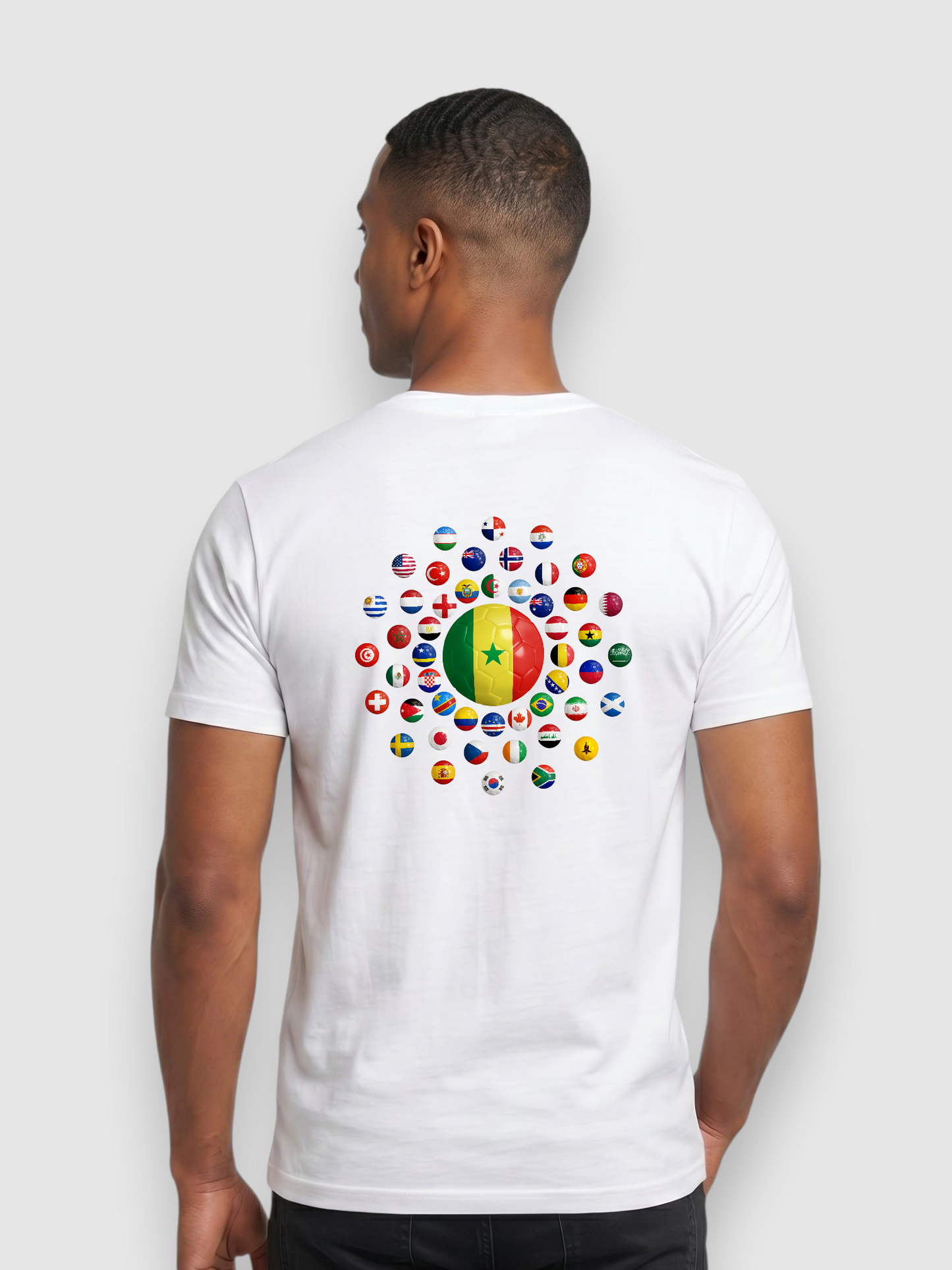 The 48 Collection: Senegal Tee — Black & White