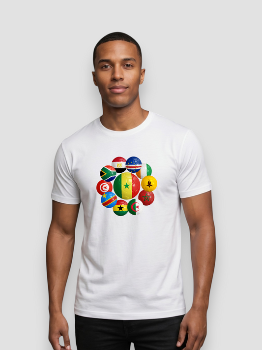 The 48 Collection: Senegal Tee — Black & White