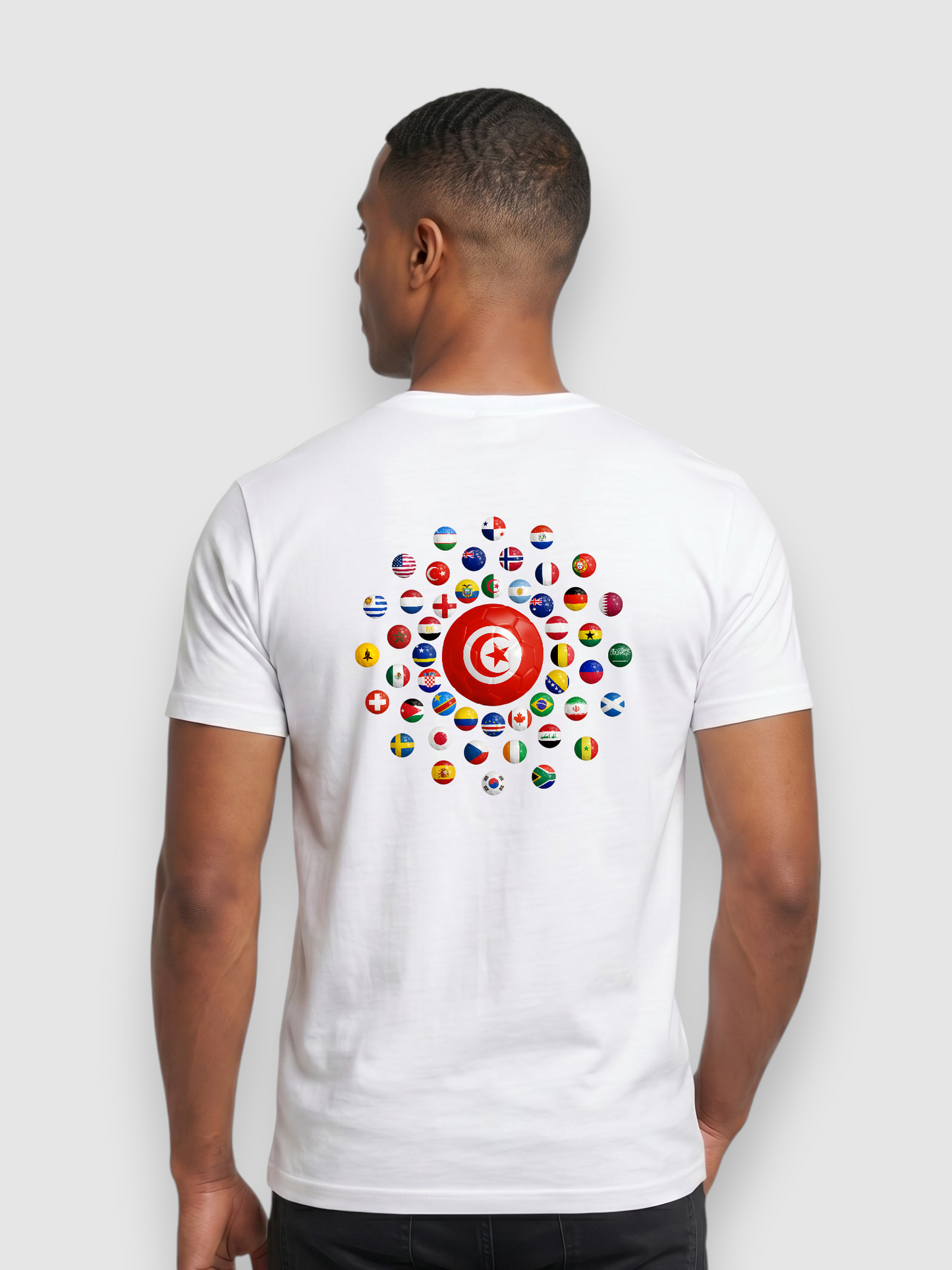 AU48: Tunisia Tee — Black & White