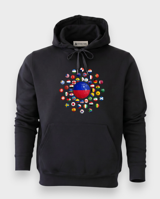 AU48: Haiti Black Globe Hoodie