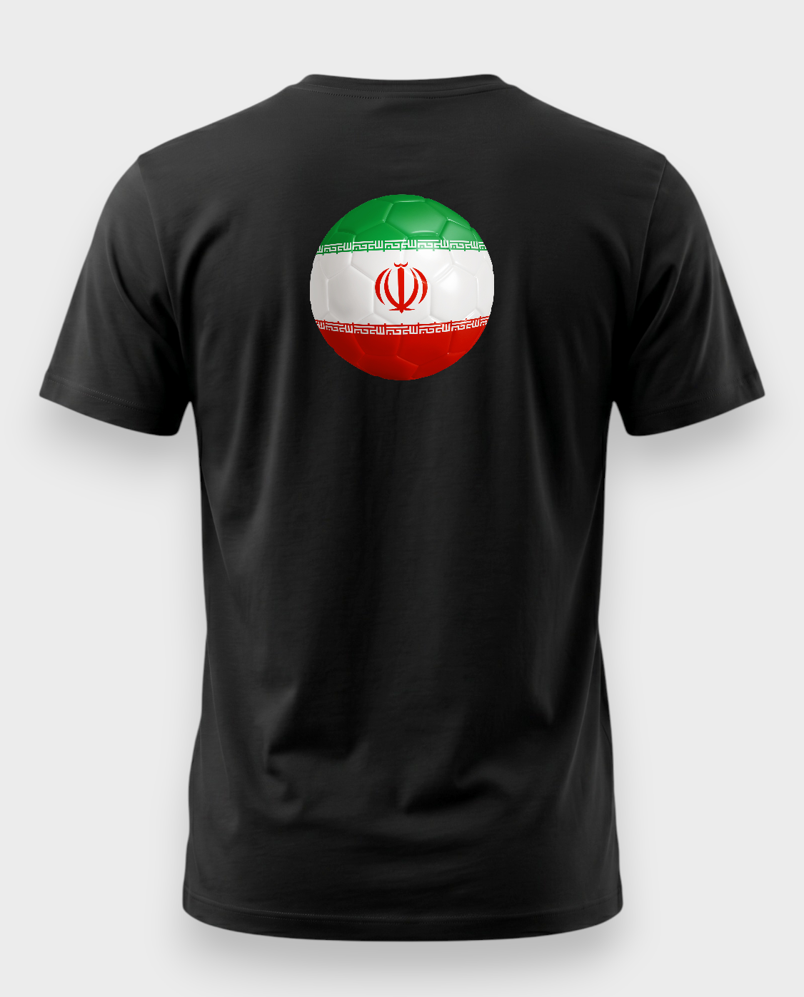 AU48: Iran Black Globe T-Shirt