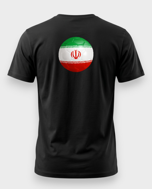 AU48: Iran Black Globe T-Shirt