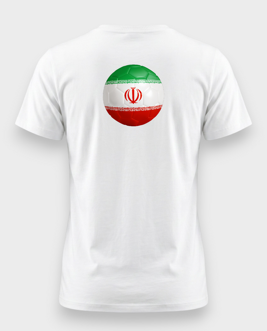 AU48: Iran White Globe T-Shirt
