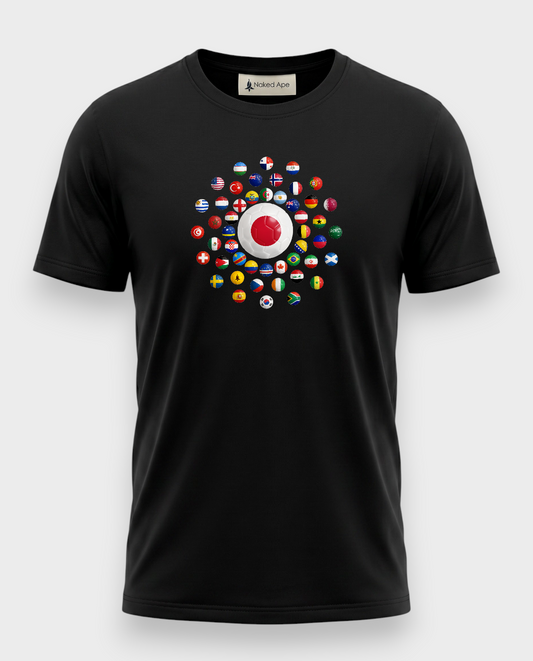 AU48: Japan Black Globe T-Shirt