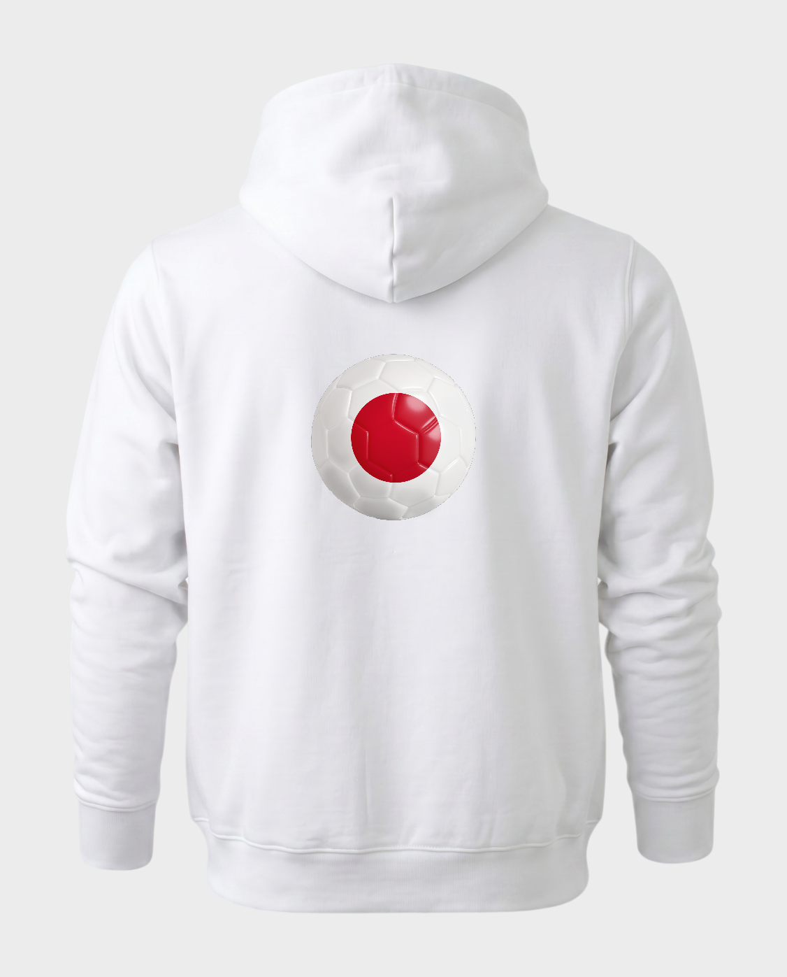 AU48: Japan White Globe Hoodie
