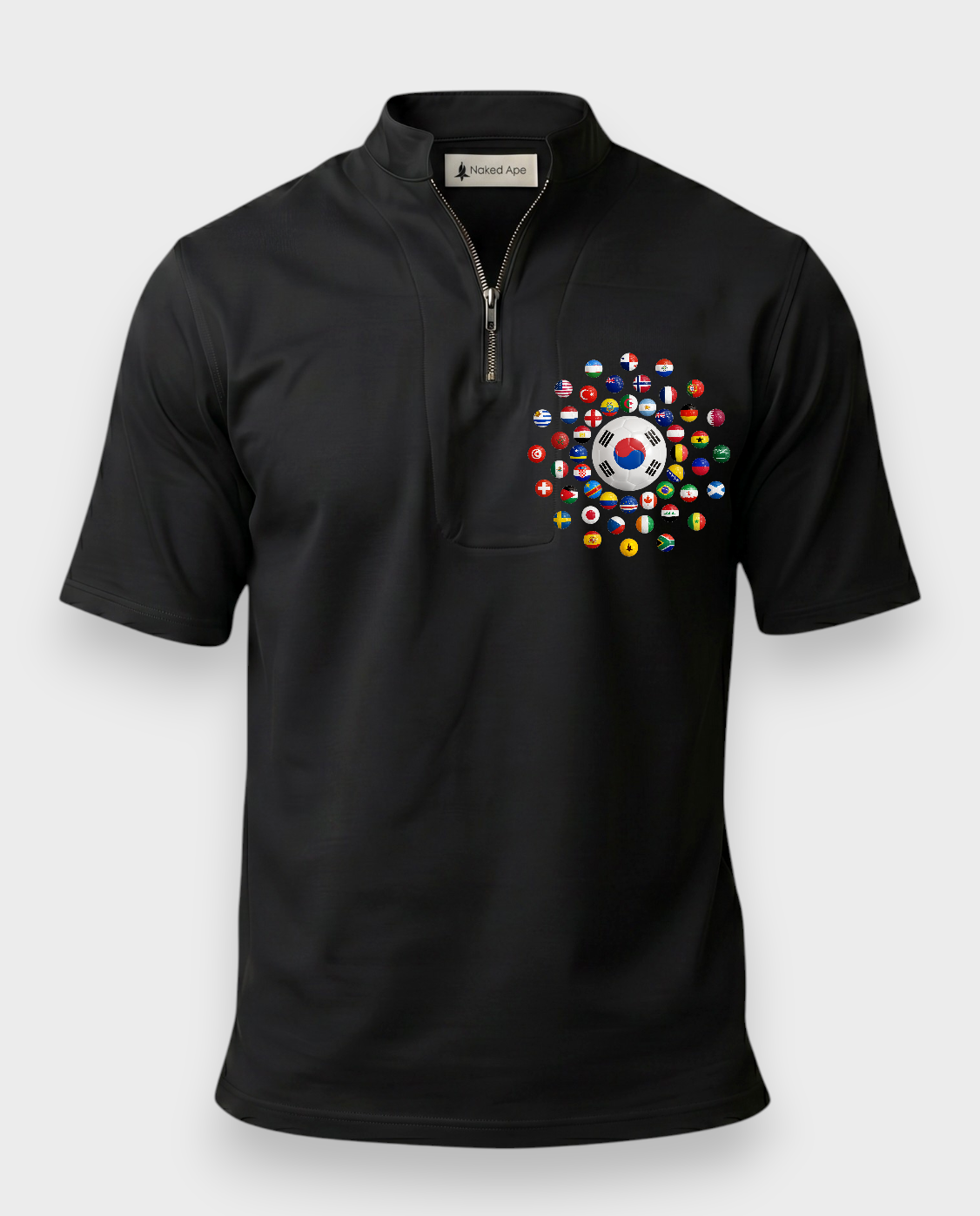 AU48: South Korea Black Mathanda Shirt