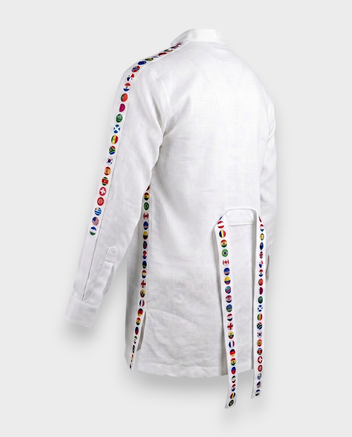 AU48: "Ltd. Ed." World Mathanda Dress — White