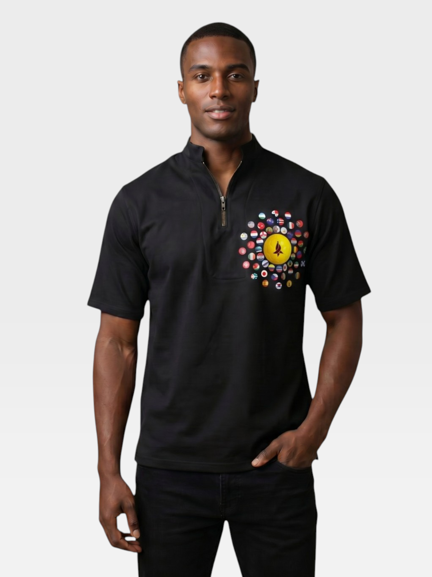 AU48: Belgium Black Mathanda Shirt