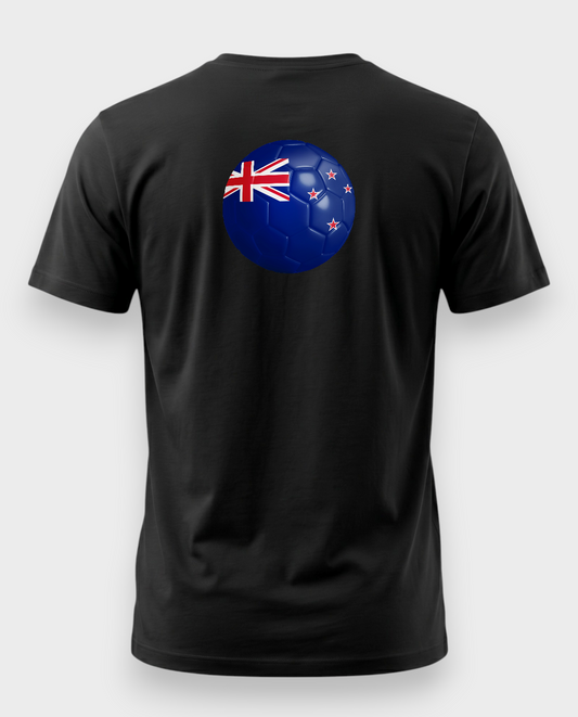 AU48: New Zealand Black Globe T-Shirt
