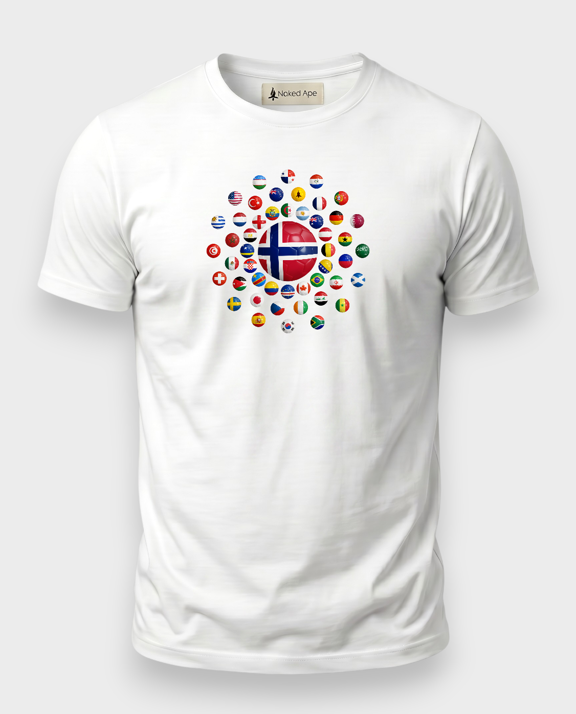 AU48: Norway White Globe T-Shirt