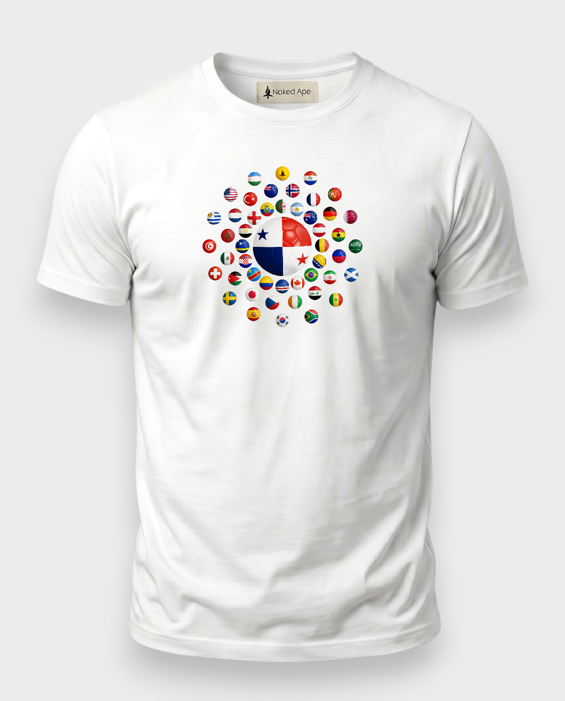AU48: Panama White Globe T-Shirt