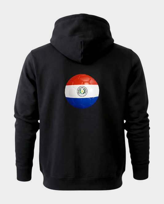 AU48: Paraguay Black Globe Hoodie