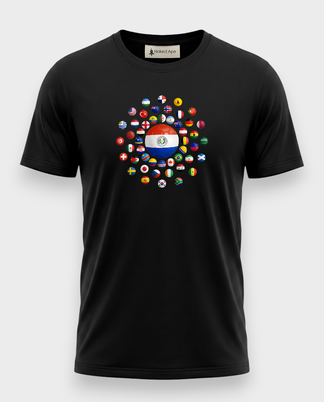 AU48: Panama Black Globe T-Shirt
