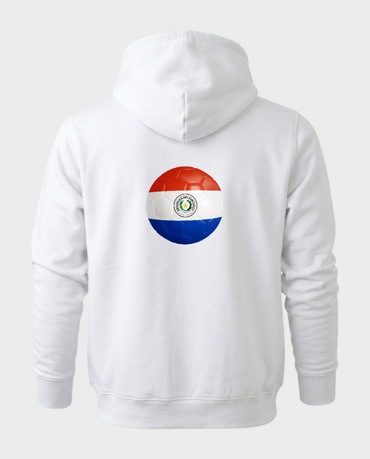 AU48: Paraguay White Globe Hoodie