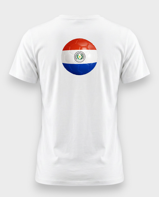 AU48: Paraguay White Globe T-Shirt