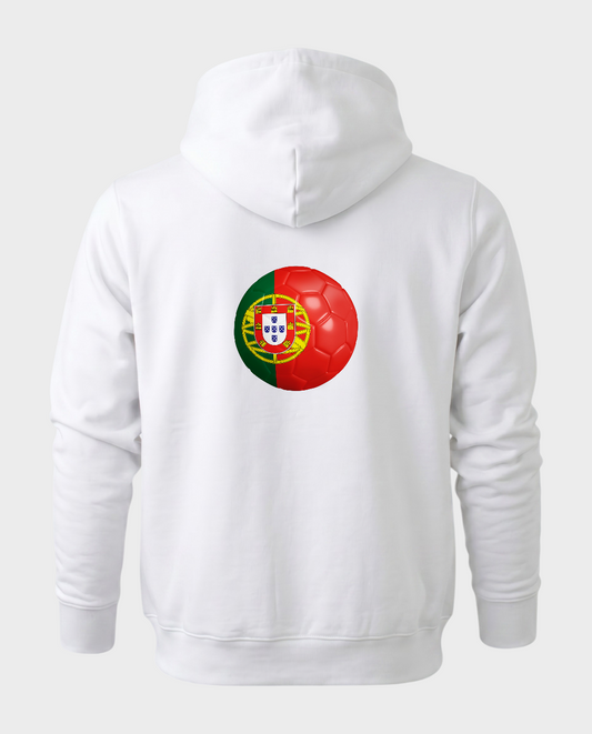 AU48: Portugal White Globe Hoodie