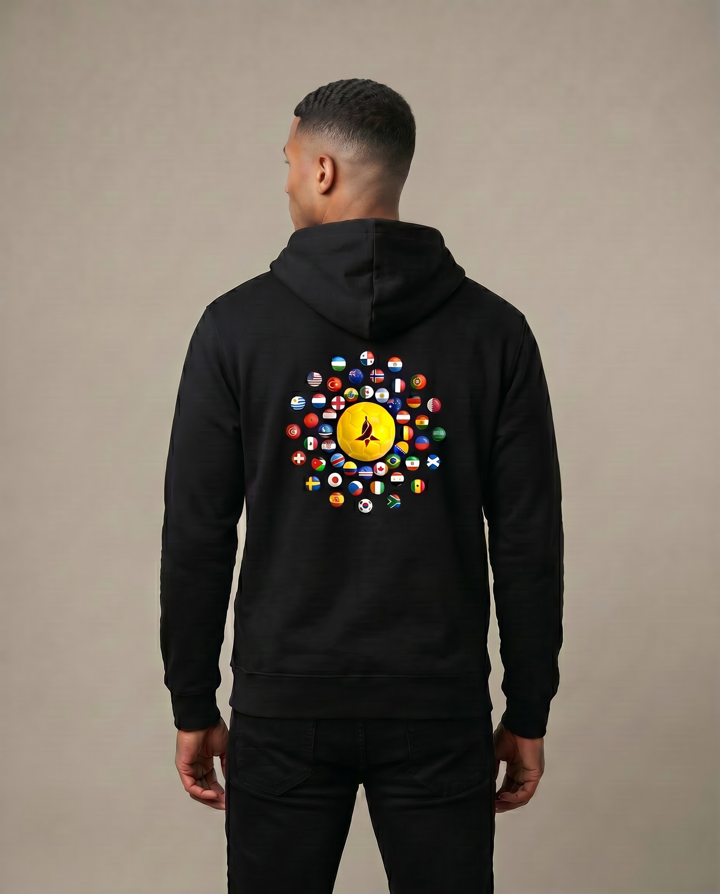 The 48 Collection: South Africa INDEBE YOMHLABA Hoodie — Black