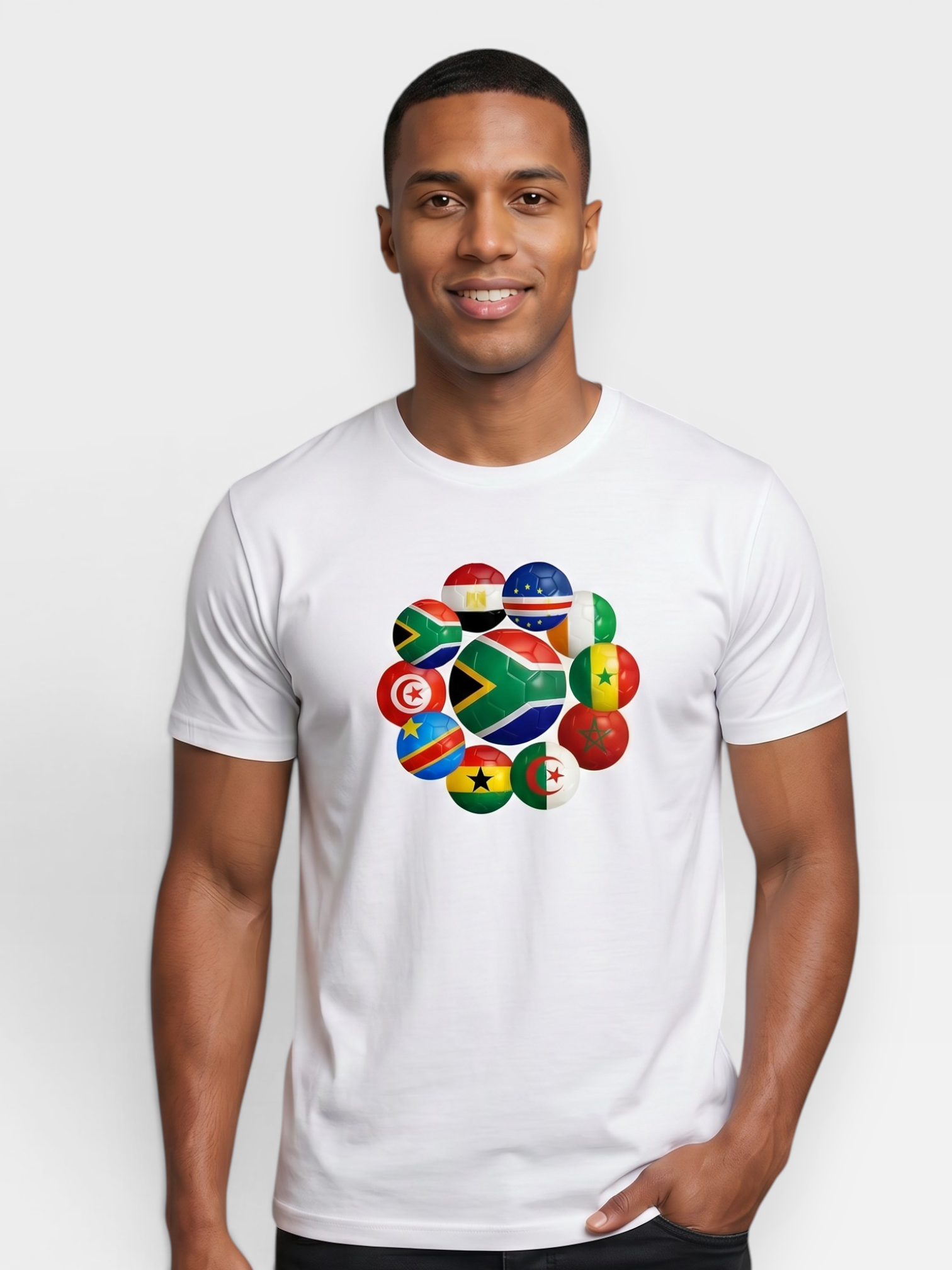 The 48 Collection: SA Tee — Black & White