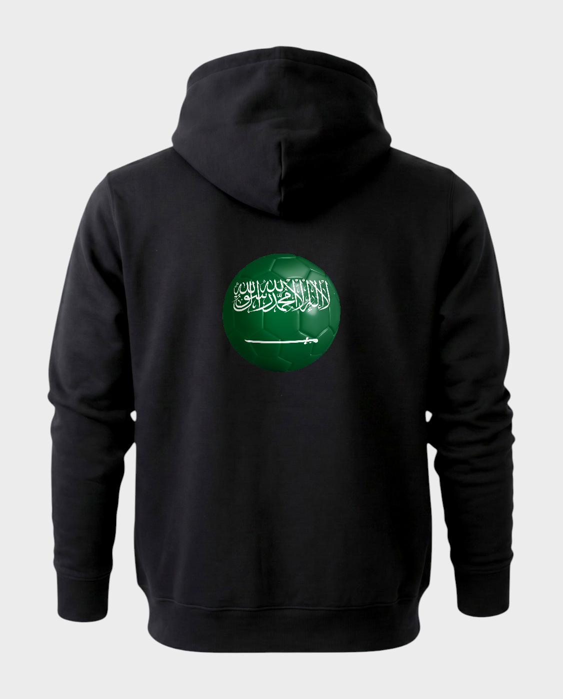 AU48: Saudi Arabia Black Globe Hoodie