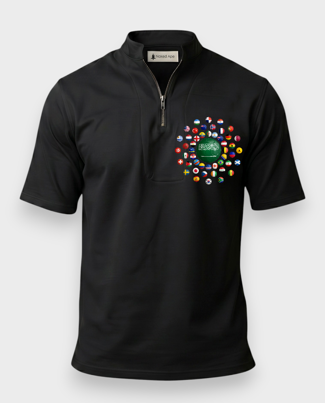 AU48: Saudi Arabia Black Mathanda Shirt