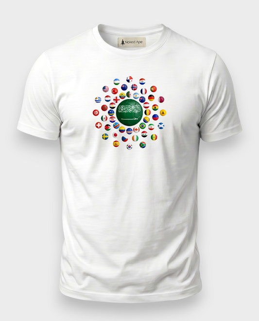 AU48: Saudi Arabia White Globe T-Shirt