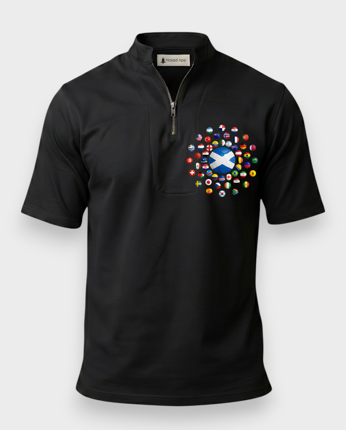 AU48: Scotland Black Mathanda Shirt