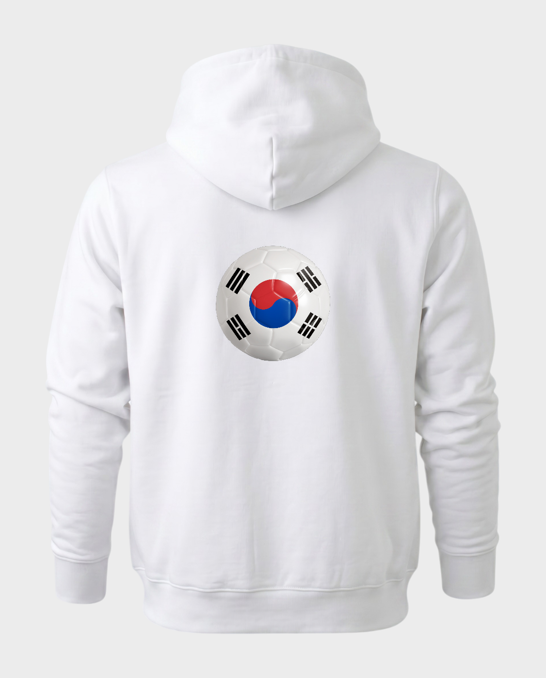AU48: Korea Republic White Globe Hoodie