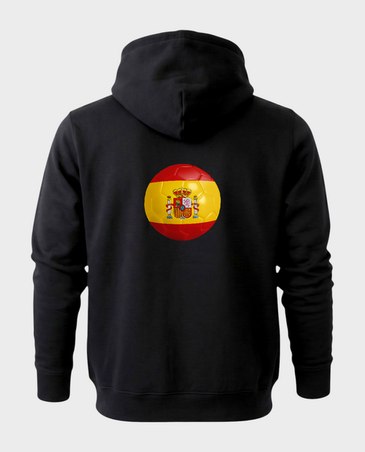 AU48: Spain Black Globe Hoodie