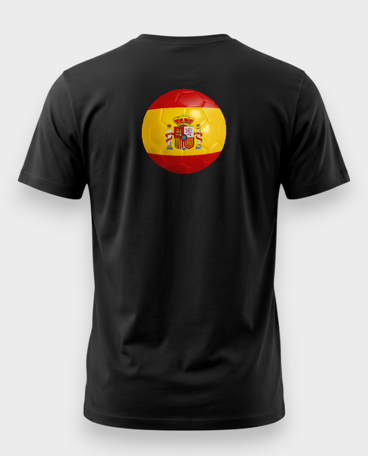 AU48: Spain Black Globe T-Shirt