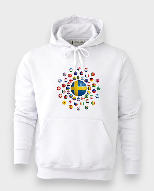 AU48: Sweden White Globe T-Shirt