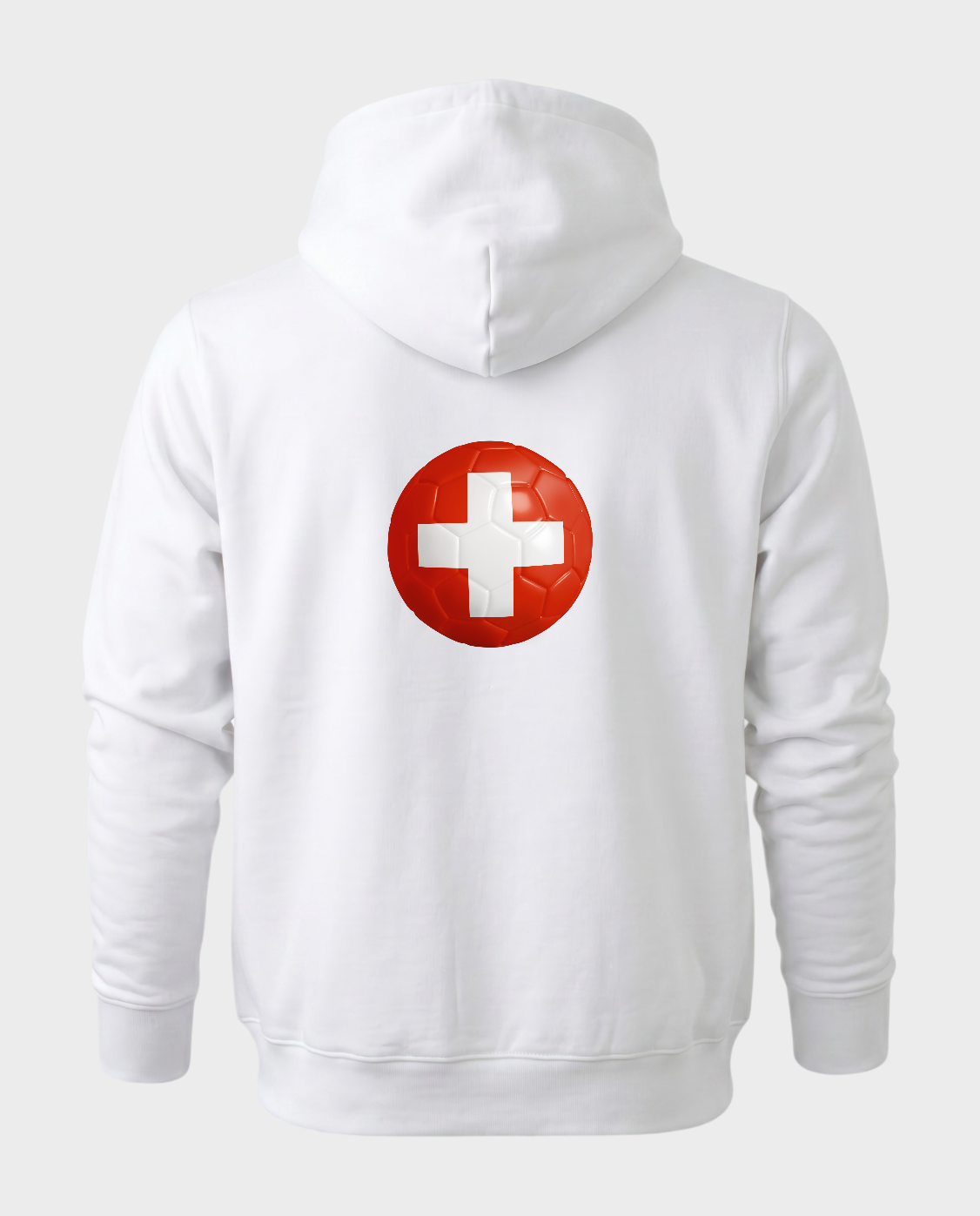 AU48: Switzerland White Globe Hoodie