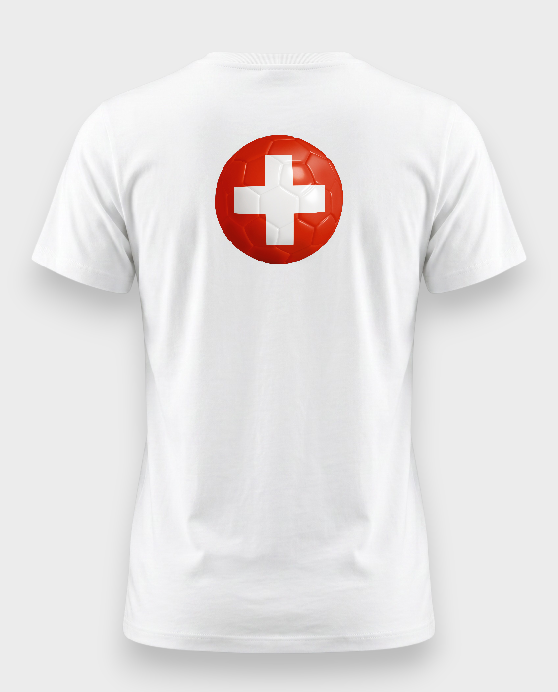 AU48: Switzerland White Globe T-Shirt