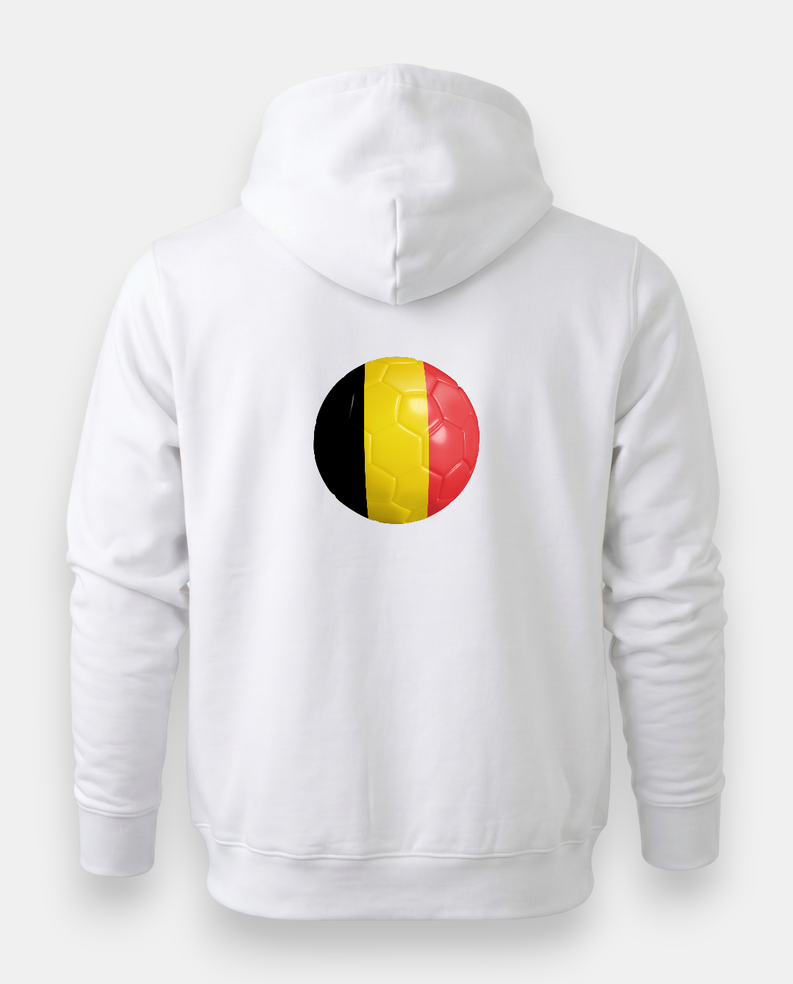 AU48: Belgium White Globe Hoodie